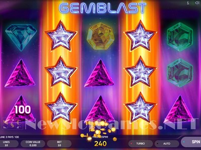 Игровой аппарат Gem Blast производителя Endorphina